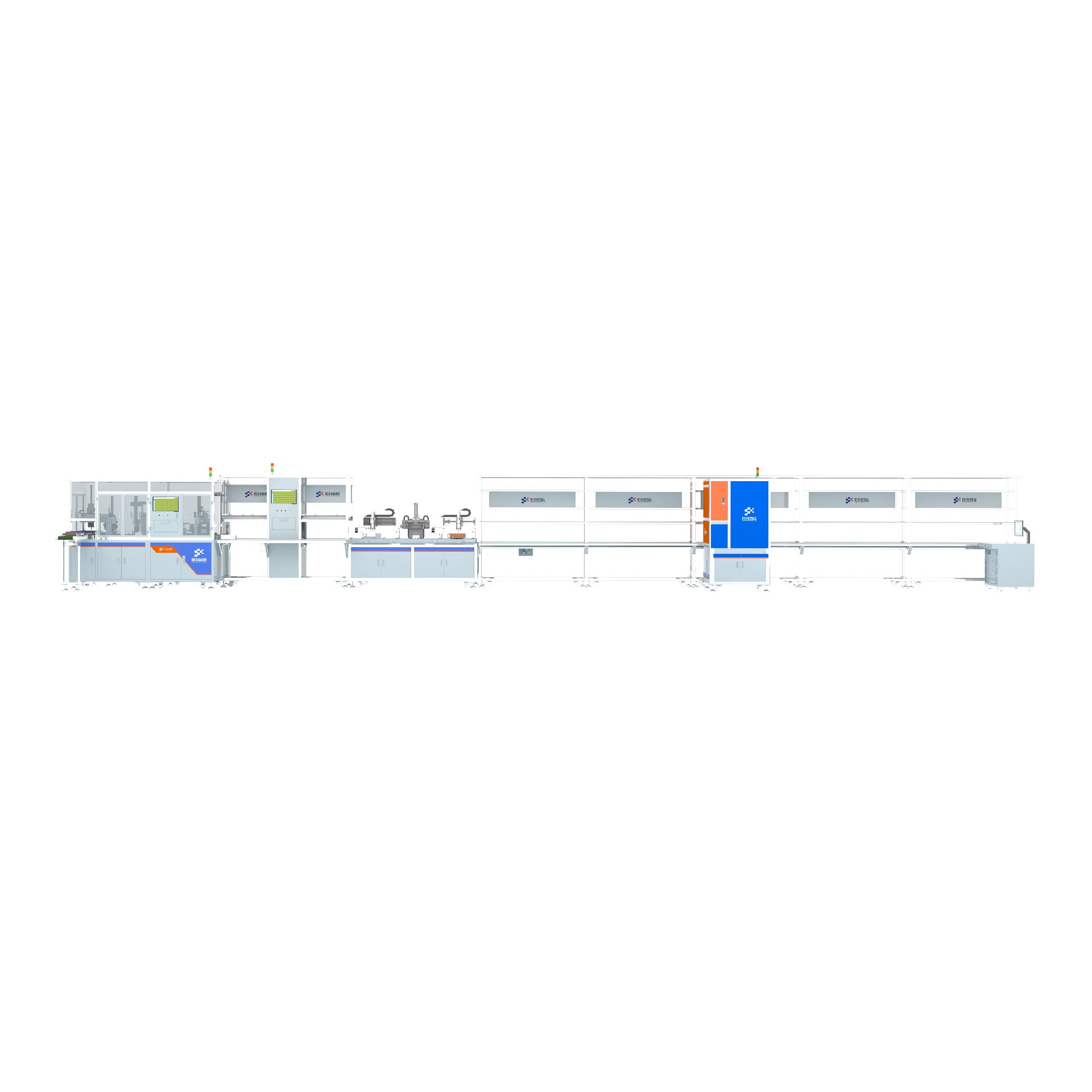 圆柱电池模组PACK线